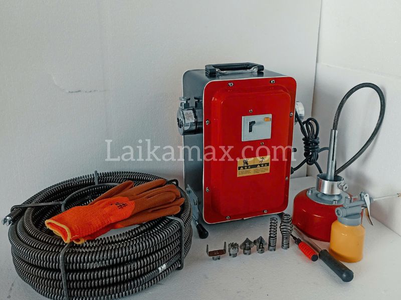 Máy Thông Tắc Cống Gia Đình GQ180A-900W - Công suất 900W, dây lò xo linh hoạt, xử lý tắc nghẽn hiệu quả Máy Thông Tắc Cống Gia Đình GQ180A-900W - Công suất 900W, dây lò xo linh hoạt, xử lý tắc nghẽn hiệu quả