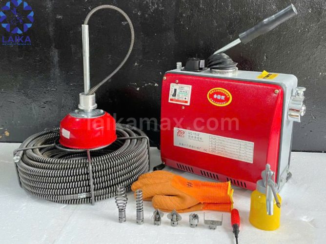 Máy Thông Tắc Cống Gia Đình GQ150Z-980W - Công suất 980W, dây lò xo linh hoạt, xử lý tắc nghẽn hiệu quả Máy Thông Tắc Cống Gia Đình GQ150Z-980W - Công suất 980W, dây lò xo linh hoạt, xử lý tắc nghẽn hiệu quả