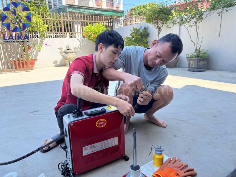 Hướng dẫn sử dụng máy thông cống GQ150Z-1800W chi tiết và an toàn